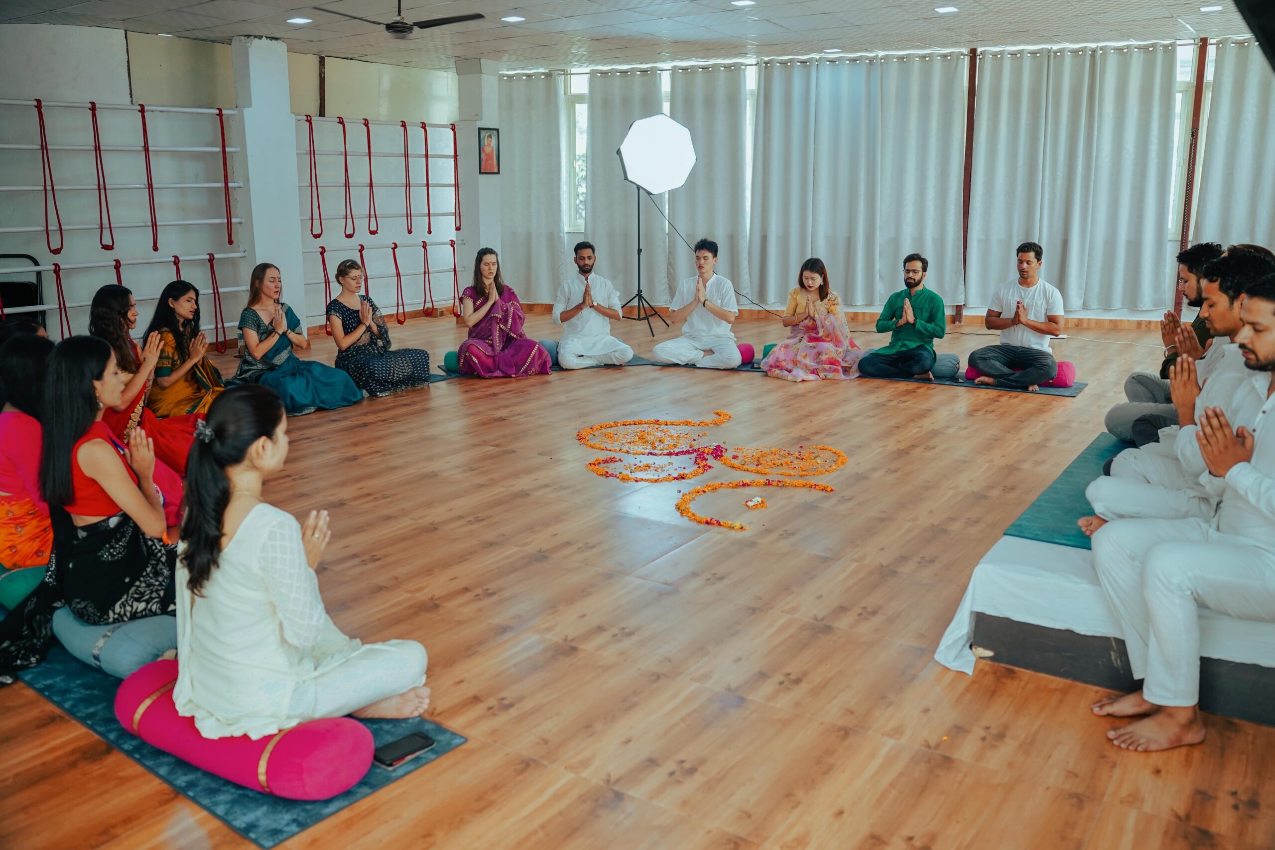 Kundalini yoga teacher training in Rishikesh at Vinyasa Yogashala