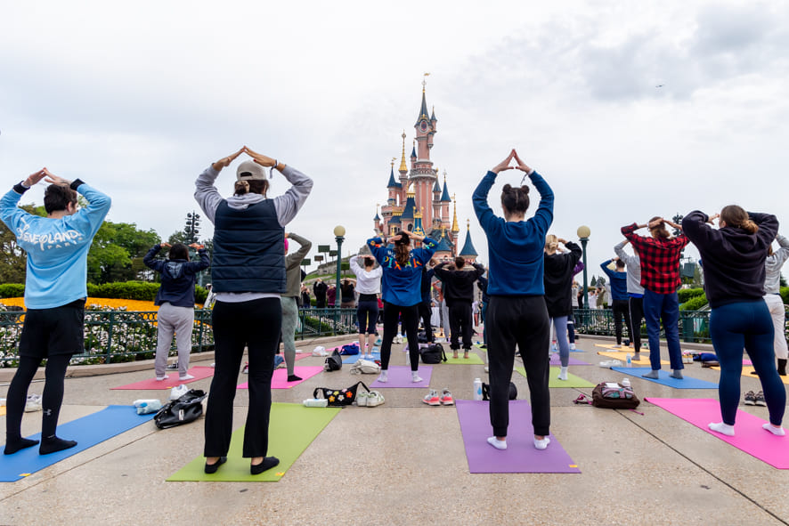 Yoga by Disney Fun Run in Paris